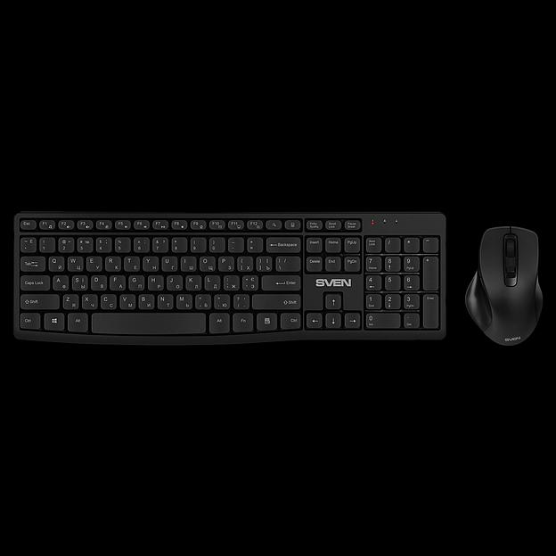 Беспроводной набор клавиатура+мышь SVEN KB-C3500W (2,4 GHz, 106 кл, 800-1600DPI) Sven SV-021108 фото 1