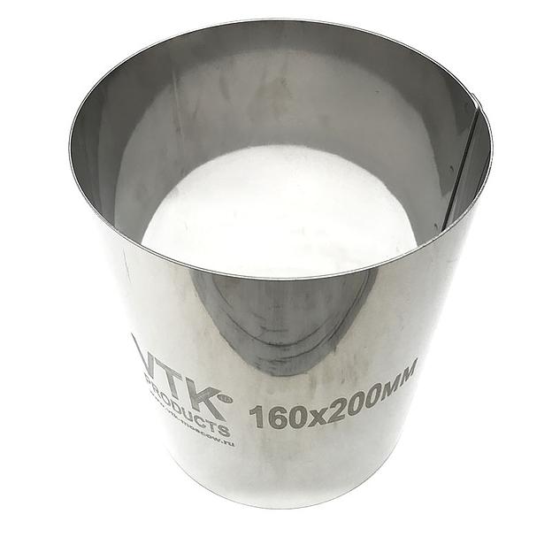 Форма для выпечки и заморозки Кольцо диаметр 160 мм высота 200 мм фото 1