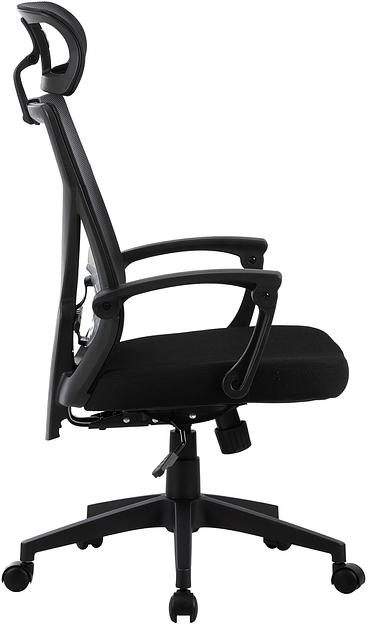 Кресло Cactus CS-MC414-BK черный сетка/ткань с подголов. крестов. пластик фото 3