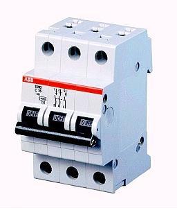 Выключатель автоматический трехполюсный 50А С SH203L 4.5кА (SH203L C50) ABB 2CDS243001R0504, 1 шт фото 1