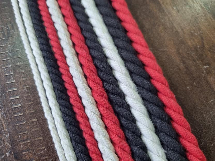 Канат хлопковый красный, 6 мм фото 4