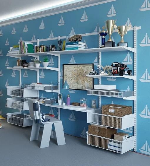 Система хранения «Парта в детскую комнату» фото 1