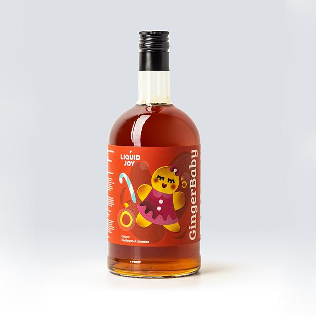 Сироп "Liquid Joy gibbery" имбирный пряник  0,7л фото 1