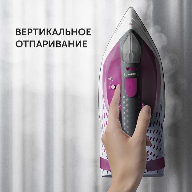 Утюг Polaris PIR 2860AK 2800Вт розовый/черный фото 7