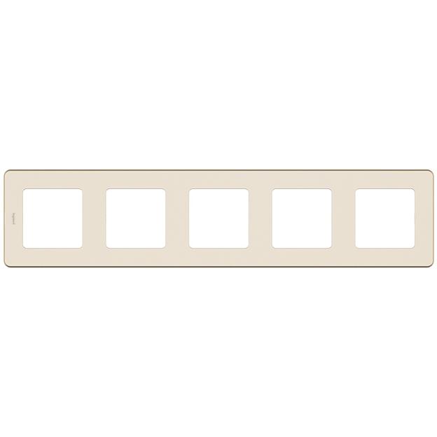 Legrand 673971 Рамка - 5 постов - INSPIRIA - слоновая кость фото 1