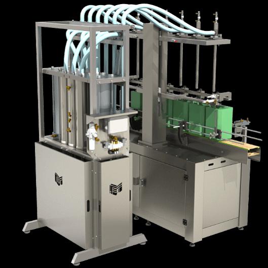 Автомат розлива спокойных и пенящихся жидкостей в тару 0,5 - 2,0 л АР-3000П-МГ (поршневой, со смещением, с опусканием) фото 5
