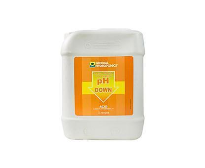 Регулятор кислотности pH Down GHE 5л фото 1