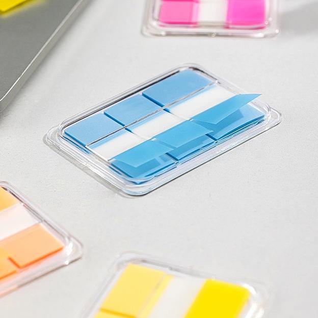 Закладки самокл. бумажные Deli EA120 38х25мм 4цв.в упак. 20лист фото 4