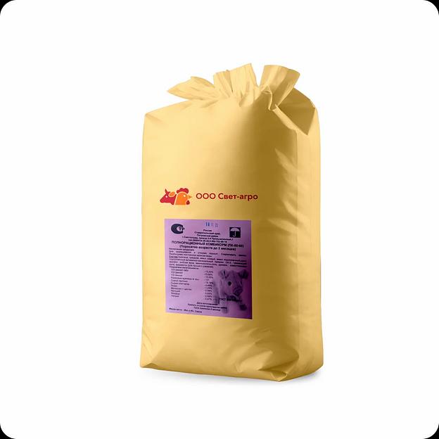 Комбикорм ПК-50-65 для поросят 25 кг, опт фото 1