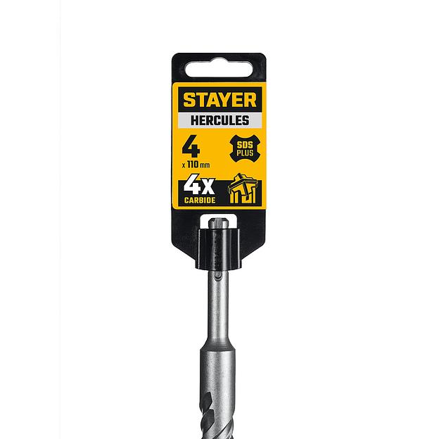 STAYER HERCULES-4Х 4x110 мм, SDS-plus бур (29290-110-04) фото 6