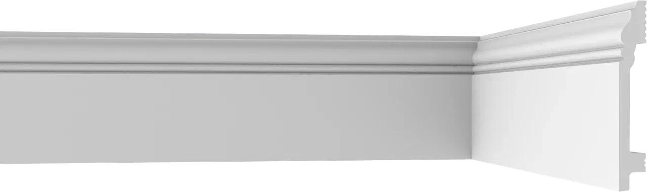 Плинтус напольный Format 10002DF 2000х110х125 мм, белый ОПТ фото 3