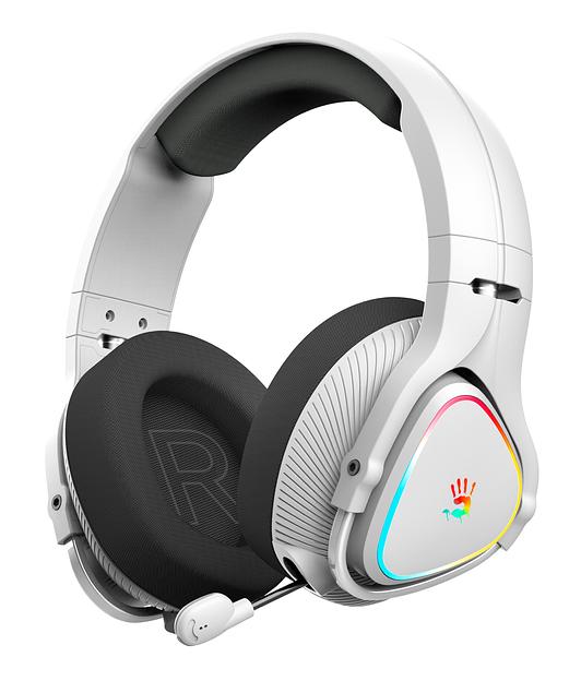 Наушники с микрофоном A4Tech Bloody MR710 серый 1.5м мониторные BT/Radio оголовье (MR710 GREY) фото 1