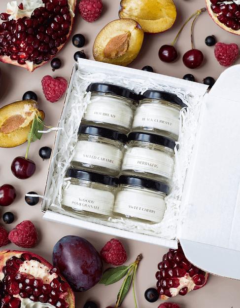 Подарочный набор ароматических свечей 6 minis «Сладкоежка» ОПТ фото 1