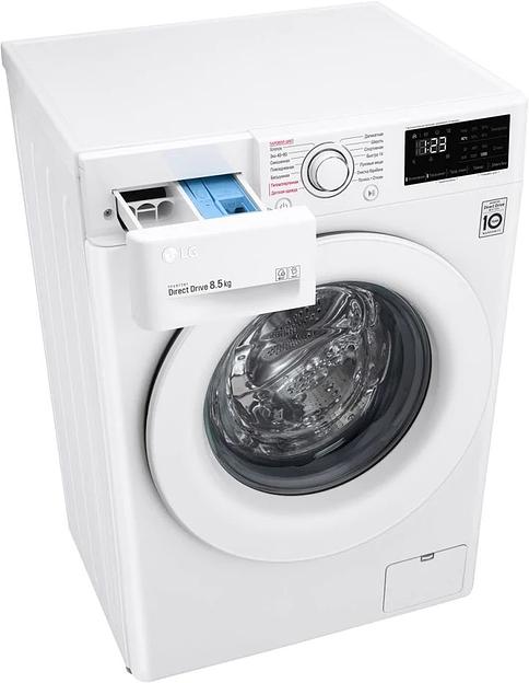 Стиральная машина LG F2V3GS3W класс: A загр.фронтальная макс.:8.5кг белый фото 3