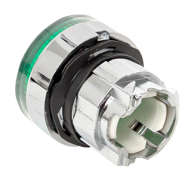 Исполнительный механизм кнопки XB4 зеленый плоский возвратный без фиксации, с подсветкой EKF PROxima XB4BW-G EKF фото 2