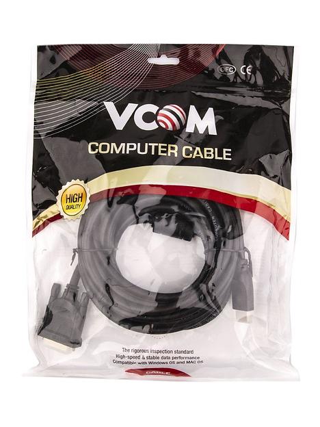 VCOM CG484GD-5M Кабель HDMI AM/DVI(24+1)M, 5м, CU, 1080P@60Hz, 2F, VCOM фото 2