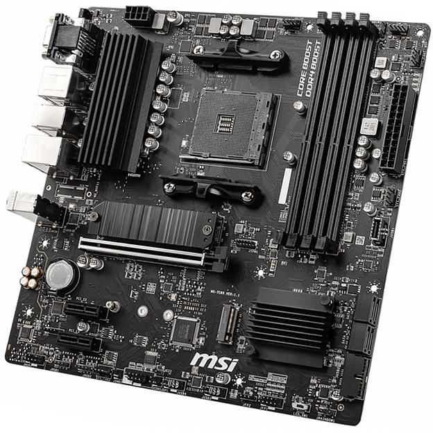 Материнская плата MSI B550M PRO-VDH Soc-AM4 AMD B550 4xDDR4 mATX AC`97 8ch(7.1) GbLAN RAID+VGA+HDMI+DP фото 4
