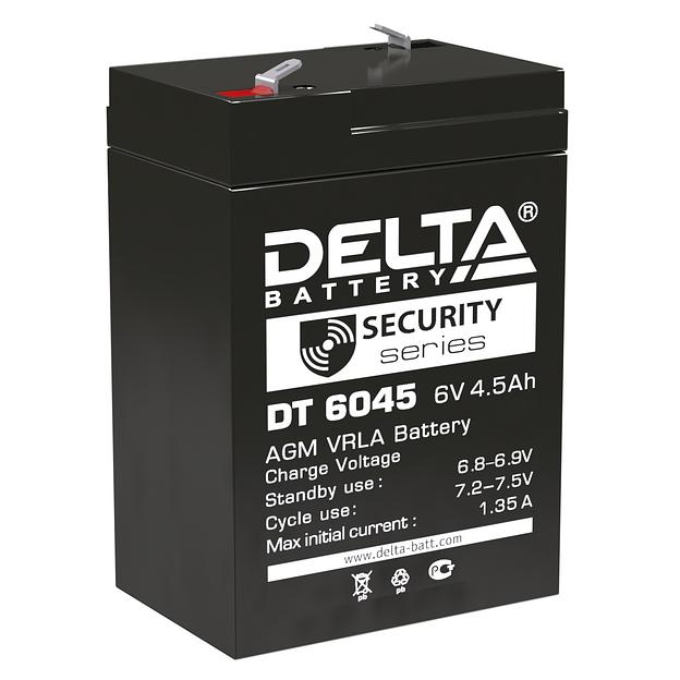Аккумуляторная батарея Delta DT 6045 фото 1