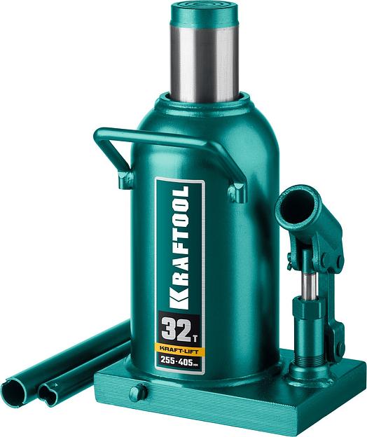 KRAFTOOL KRAFT-LIFT, 32 т, 255 - 405 мм, бутылочный гидравлический домкрат (43462-32) фото 1