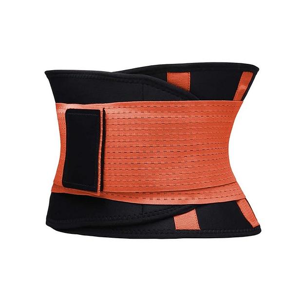 Фитнес пояс для похудения CleverCare, оранжевый, размер XXL TXL-LB033O фото 1