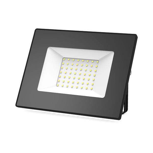 GAUSS 613100350 Прожектор светодиодный LED 50W 3500lm IP65 6500К черный 1/40 фото 3
