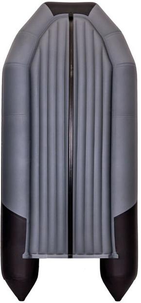 Лодка Таймень NX 4000 НДНД PRO, 4000*1800*495 мм., цвет: графит-черный фото 4