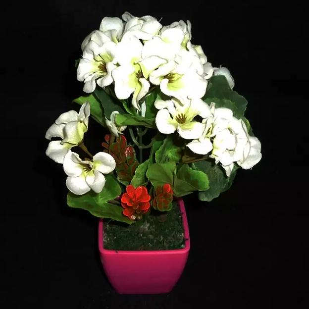 Букет искусственных цветов в горшке 510 фото 1