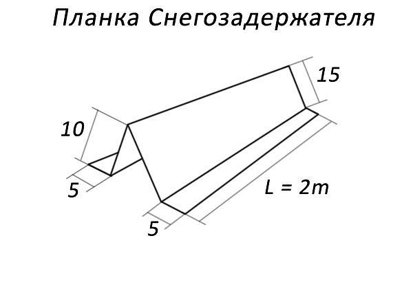 Планка снегодержания фото 2