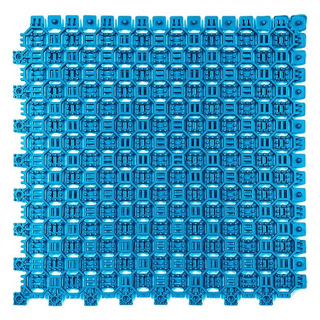 Optima Duos – грязезащитное двустороннее покрытие, толщина 16мм, Цвет Голубой RAL 5012, Толщина модуля 16 мм. фото 1