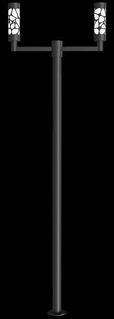 Парковый светильник SV-SW-DALAT DUA-2х60Вт-4м фото 1