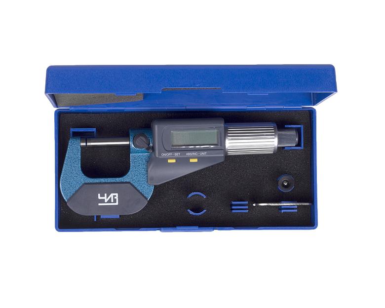 Микрометр гладкий МКЦ-  25 0,001 электр. 2-кн. IP54 ЧИЗ с поверкой фото 5