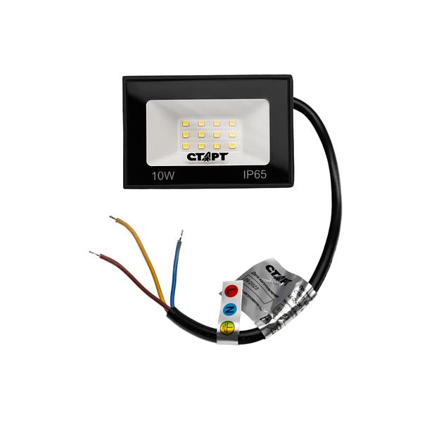 Светодиодный прожектор СТАРТ LED FL 10W65 N - 40, 10Вт, 850Лм, 6500К, IP65 фото 2