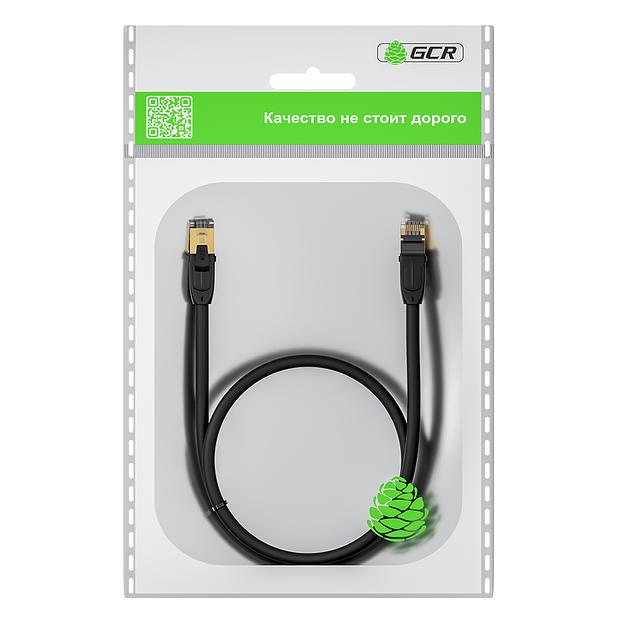 GCR Патч-корд PROF прямой 3.0m, FTP медь кат.6, позолоч. контакты и коннектор, 25 AWG, Deluxe ethernet high speed 10 Гбит/с, RJ45, T568B, GCR-52550 Greenconnect RJ45(m) - RJ45(m) Cat. 6 F/UTP PVC 3м (GCR-52550) фото 4