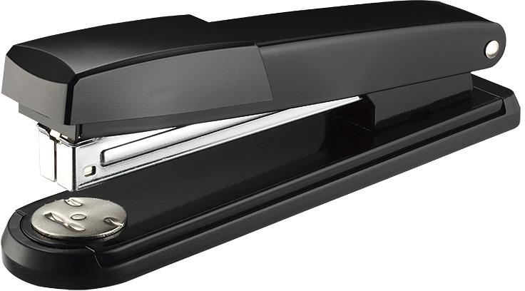 Степлер Kw-Trio 057Y9 24/6 26/6 (20листов) снижение усилия черный 210скоб пластик коробка фото 1