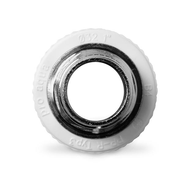 Муфта комбинированная 50x1 1/2' ВР под ключ полипропиленовая PPR белый фото 6