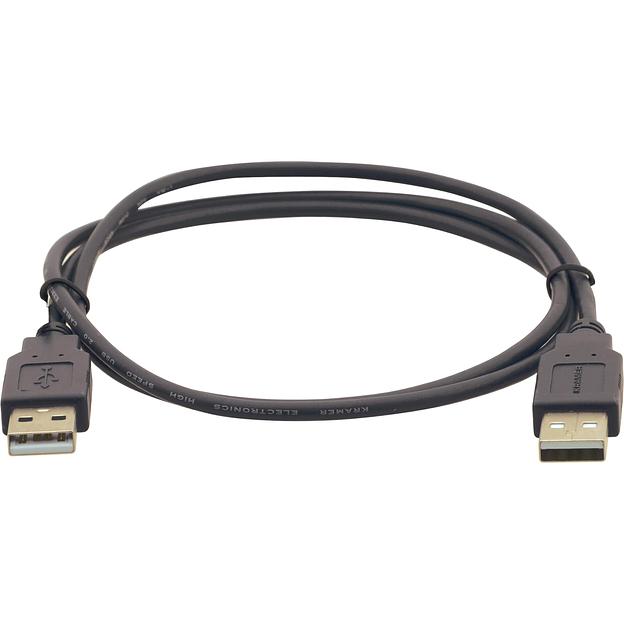 Кабель USB-A 2.0 вилка-вилка, 3 м Kramer C-USB/AA-10 фото 1