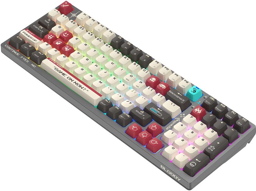 Клавиатура A4Tech Bloody WS98 Pixels Red механическая темно-серый USB for gamer LED (WS98) фото 4