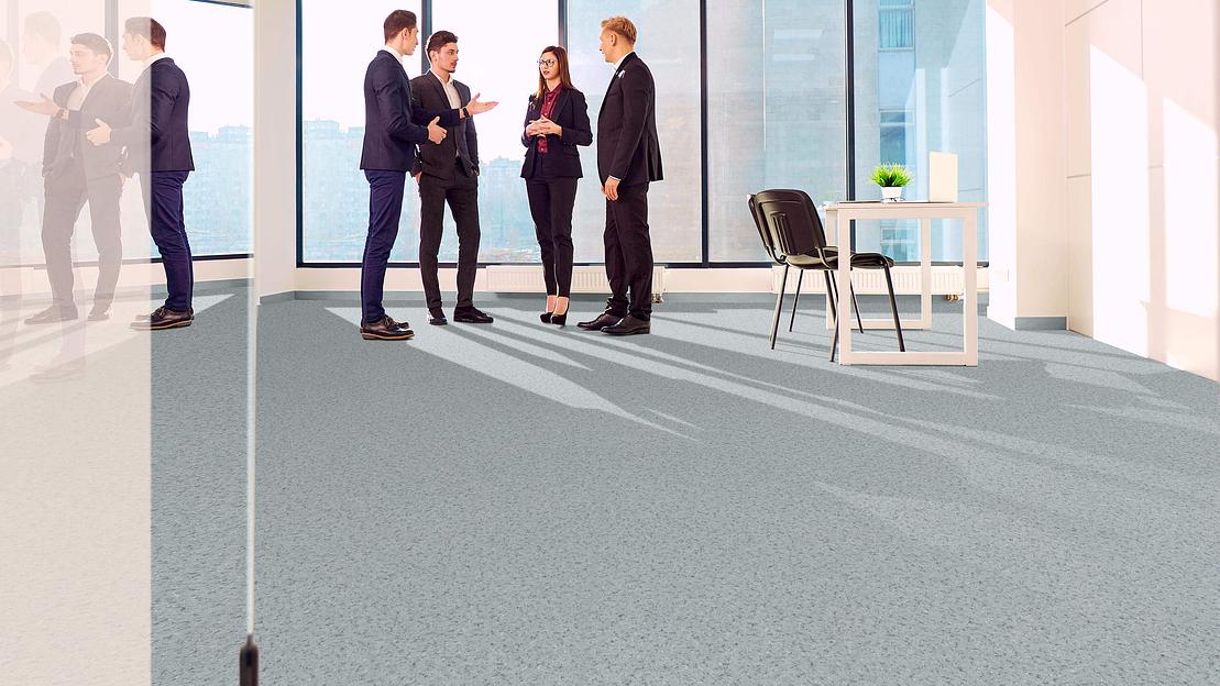 Коммерческий гетерогенный линолеум многослойный для помещений с высокой проходимостью класс 32-43 ОПТ фото 6