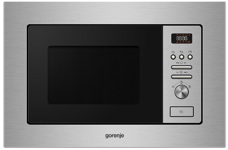 Микроволновая печь Gorenje BM201AM1X 20л. 800Вт нержавеющая сталь/черный (встраиваемая) фото 1
