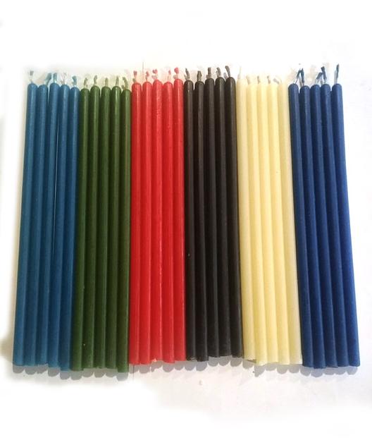 Свечи восковые №80 белые опт фото 2