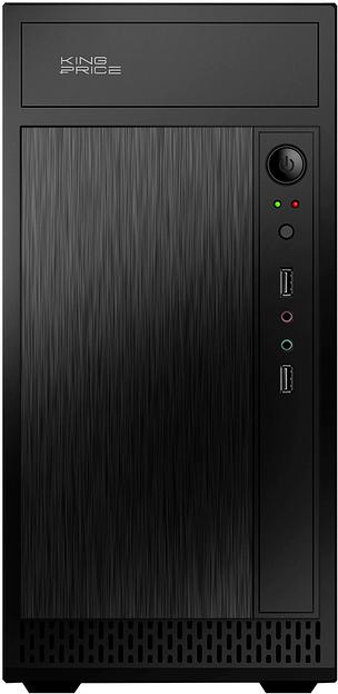 Корпус KingPrice KPCC-MN211 черный без БП mATX 1x80mm 2x120mm 2xUSB2.0 audio фото 2