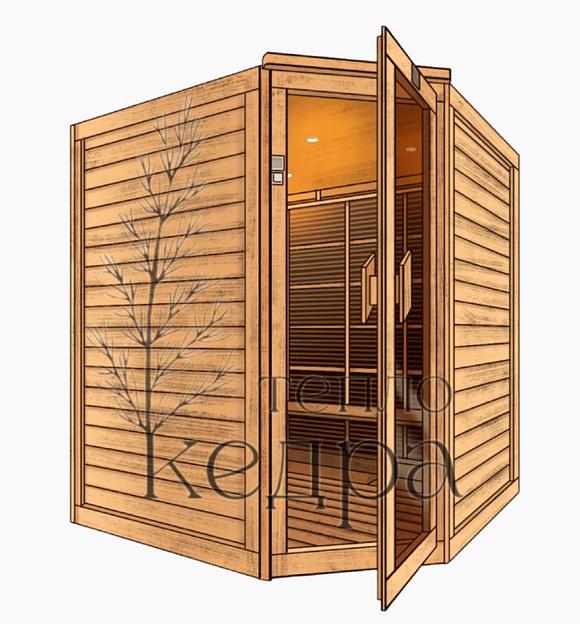 Сауна ИК №4 «Универсальная» с керамическим нагревателем ОПТ фото 2