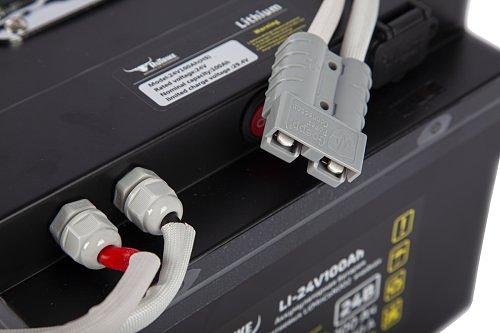 Тяговый литиевый аккумулятор RuTrike (18650 MnCoNi) 24V100A/H фото 4