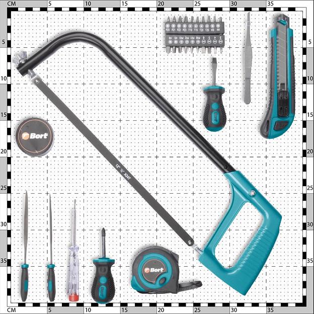 Bort BTK-86 Набор ручного инструмента [93412888] фото 8