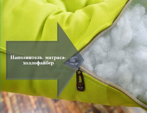 Кресло-гамак - изумрудный и лайм фото 2