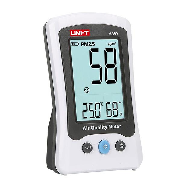 Прочие измерители UNI-T Измеритель качества воздуха A25D, может использоваться в домах, офисах, отелях, школах, фабриках, больницах, ресторанах и других общественных местах, точность +-1C фото 3