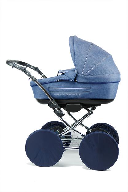 Чехлы на колёса коляски 16 см из прозрачной плёнки ОПТ фото 4