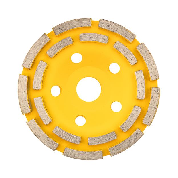 Чашка алмазная шлифовальная 2-ряд 125х22.2 мм фото 1