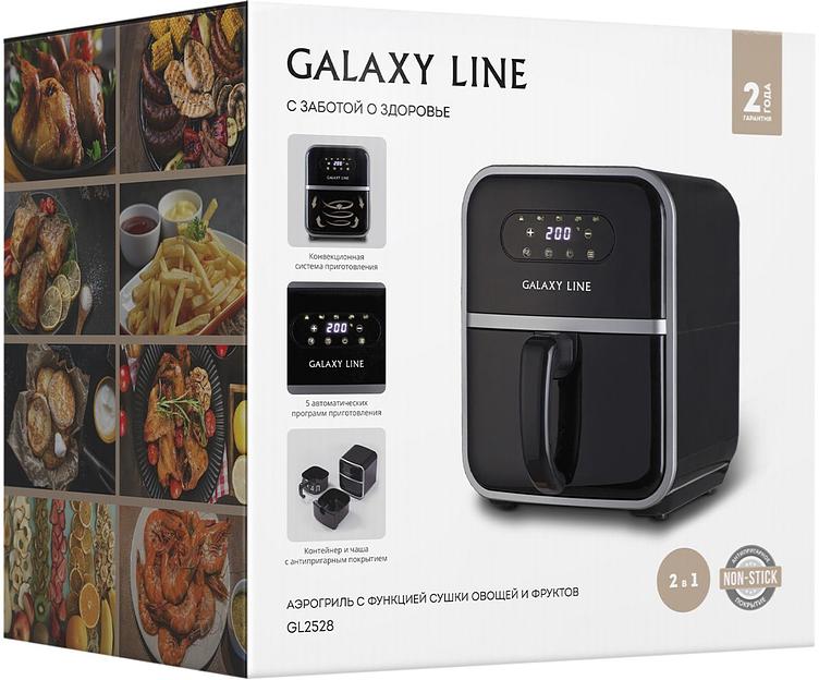 Аэрогриль Galaxy Line GL 2528 2000Вт черный фото 7