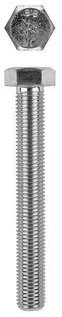 KRAFTOOL DIN 933, кл. пр. 8.8, M12 х 35 мм, цинк, 100 шт, болт (303074-12-035) фото 1